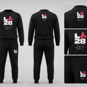 Черен спортен екип LA 28