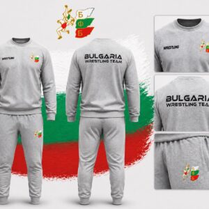 Сив спортен екип BULGARIA WRESTLING TEAM